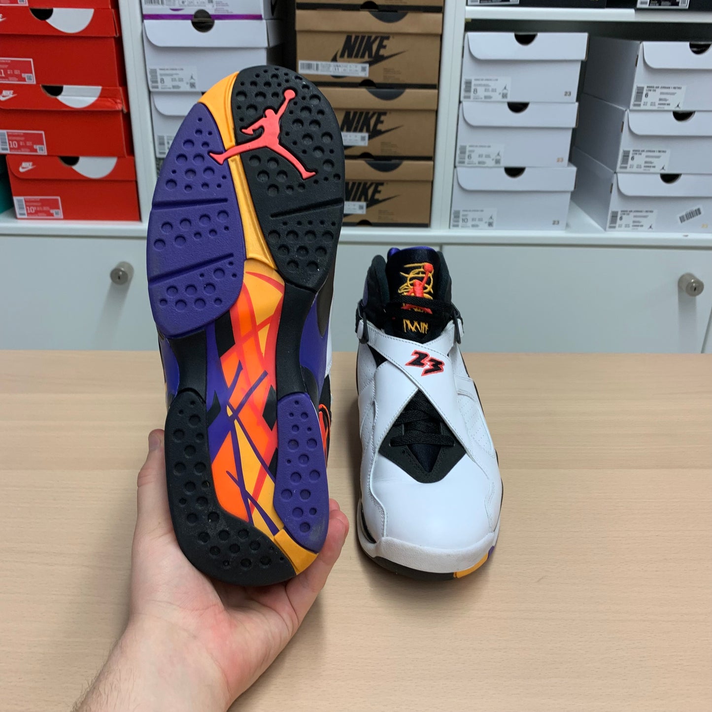 Jordan 8 "Three Peat" // Grösse EU 44 // Sneaker