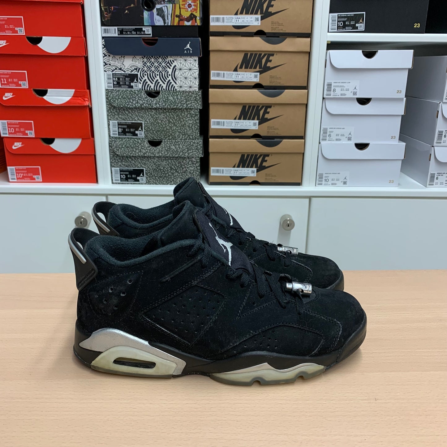 Jordan 6 Retro Low "Chrome" // Grösse EU 42.5 // Sneaker