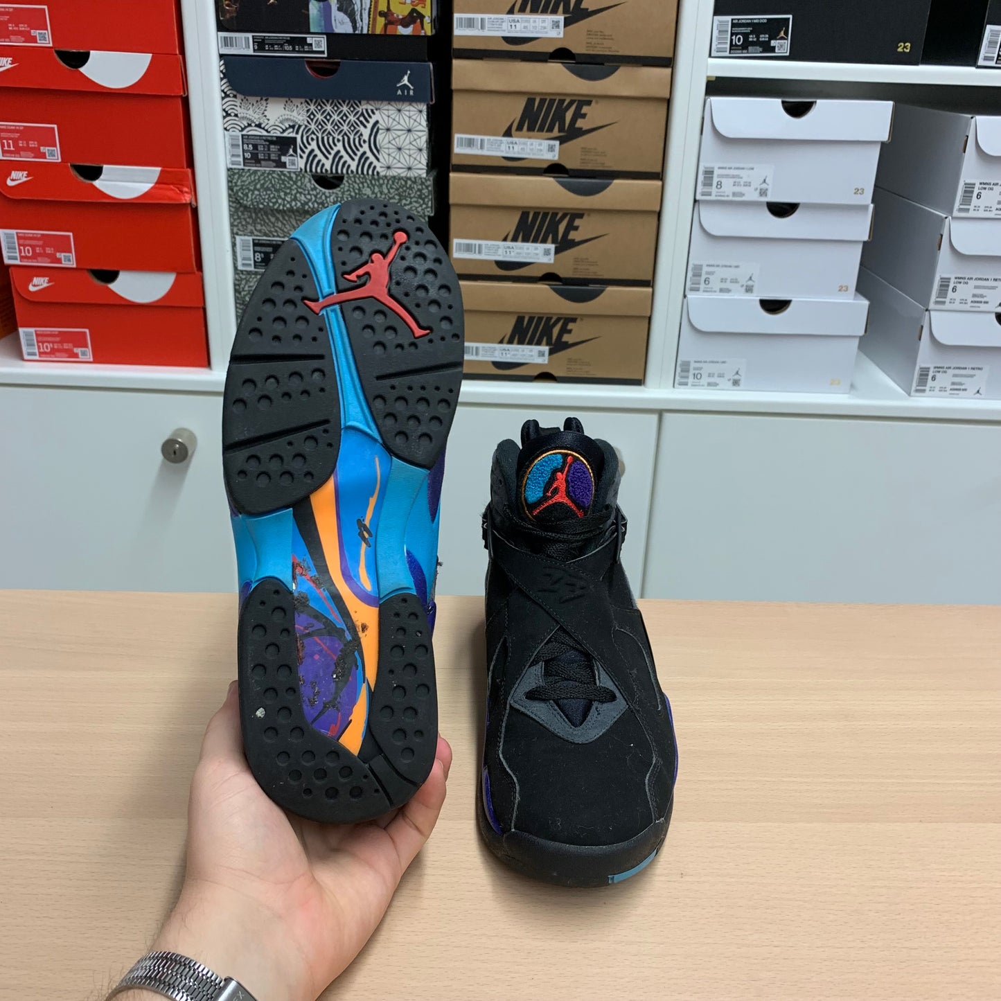 Jordan 8 Retro "Aqua" // Grösse EU 41 // Sneaker