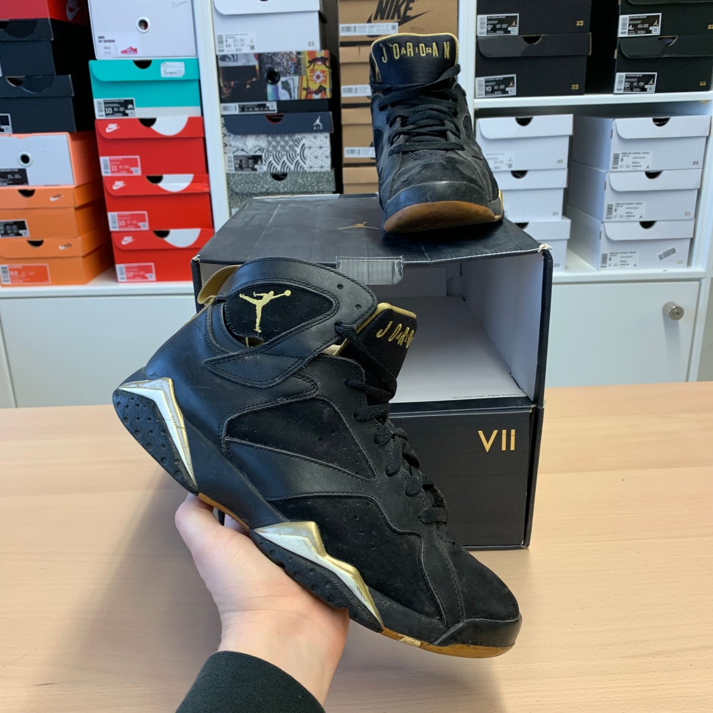 Jordan 7 Golden Moments // Grösse EU 44.5 // Sneaker