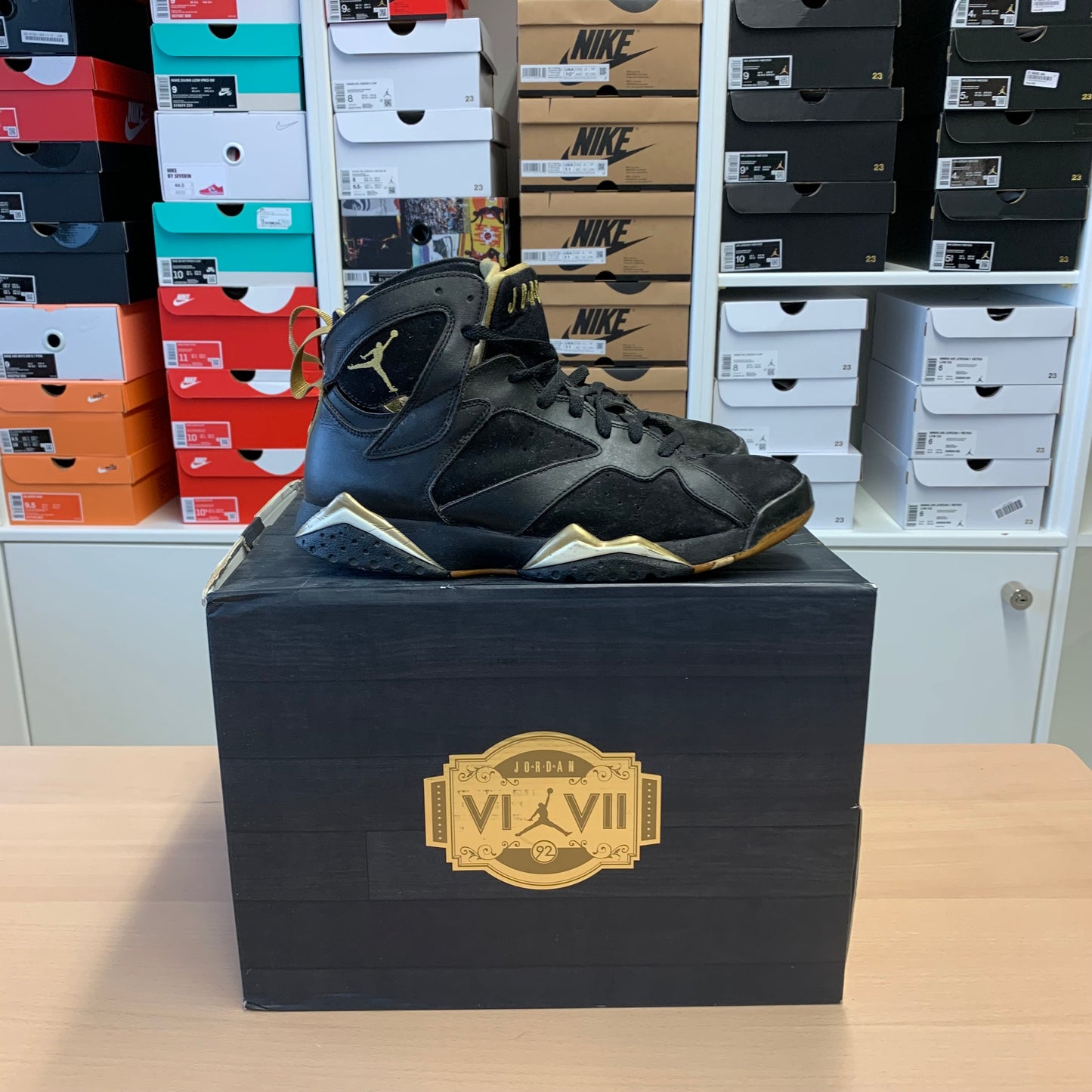 Jordan 7 Golden Moments // Grösse EU 44.5 // Sneaker