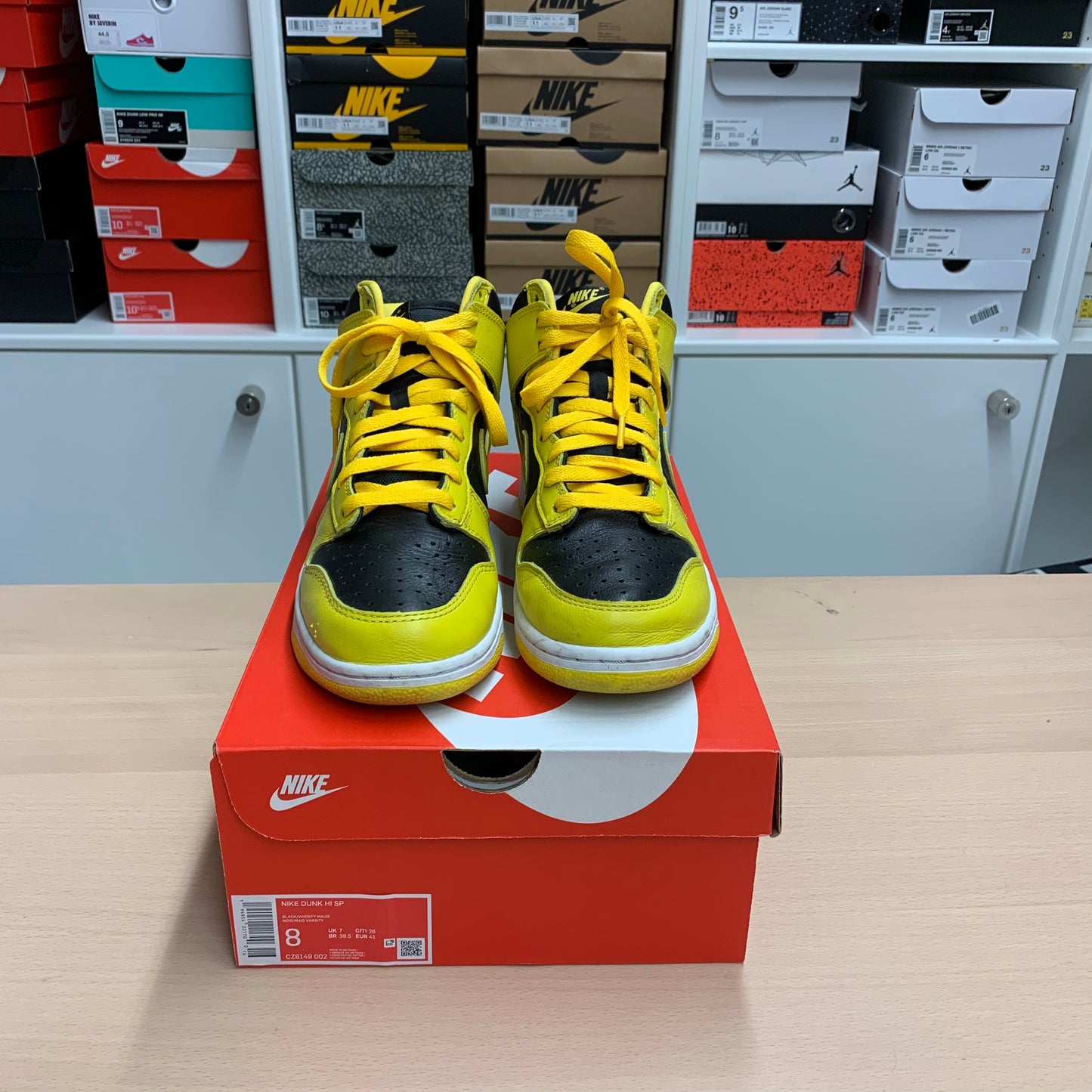 Nike Dunk High "Varsity Maize"