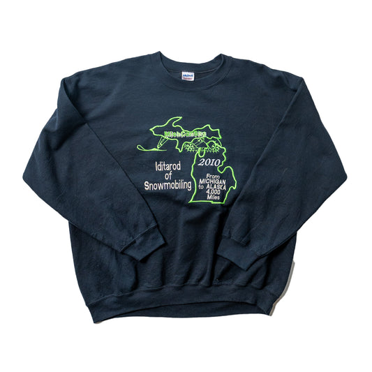 Snowmobiling Vintage Crewneck