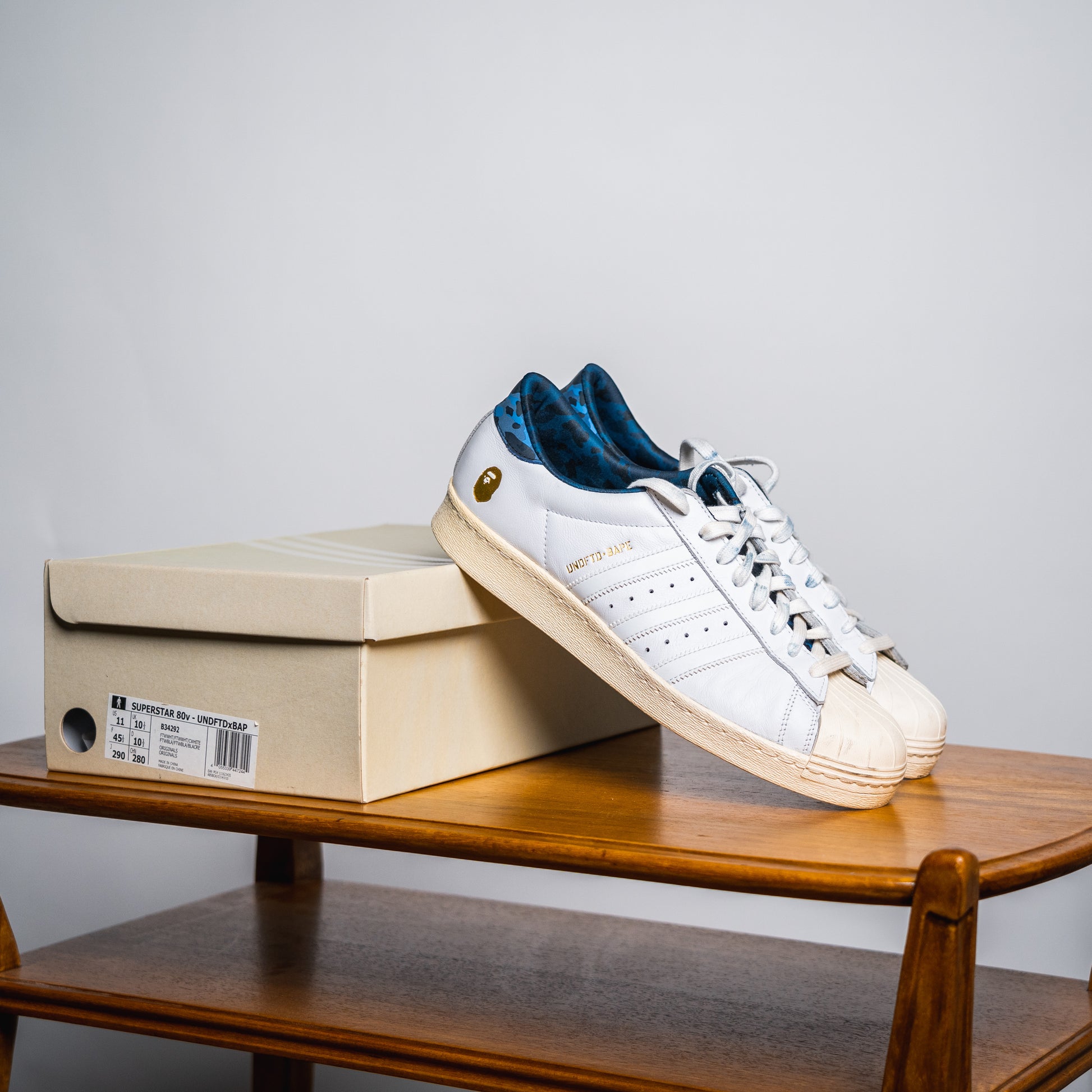 undftd x bape x adidas superstar