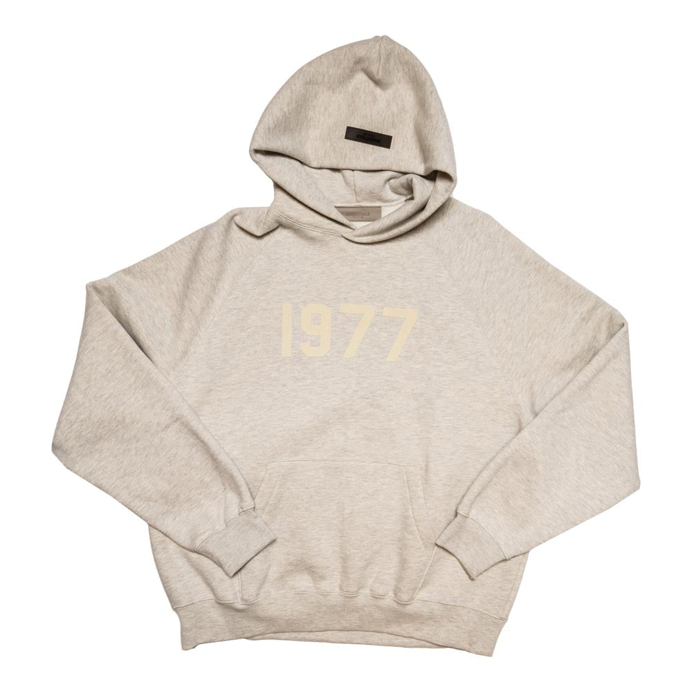 Fear of God Essentials "1977" Hoodie "Light Oatmeal"