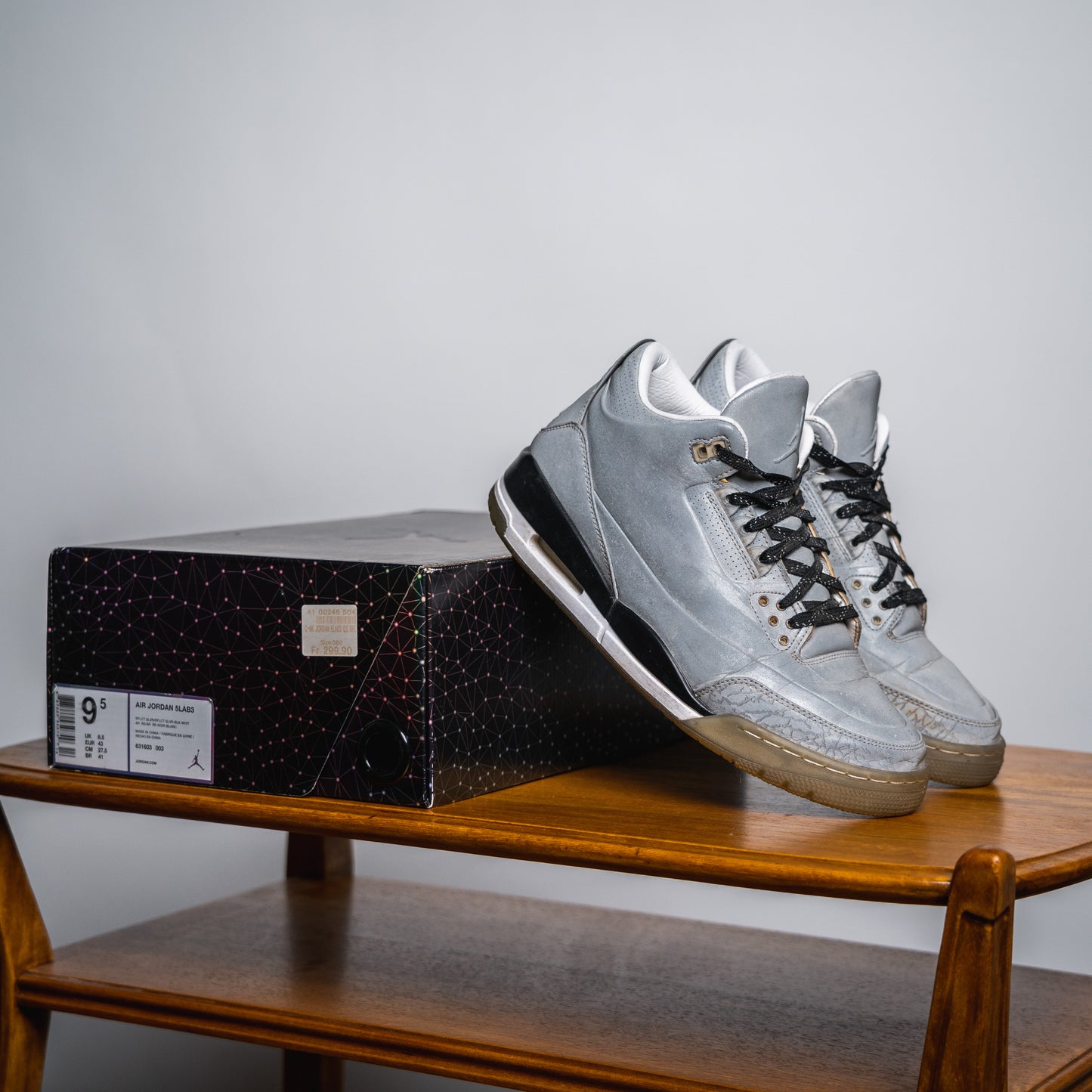Jordan 3 Retro 5Lab3 "Silver" // Grösse EU 43 // Sneaker