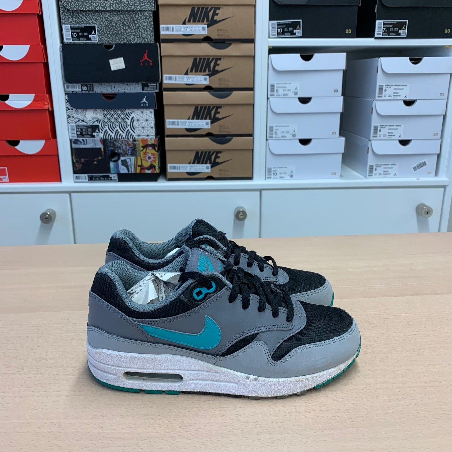 Nike Air Max 1 WMNS "Grey/Black" // Grösse EU 36.5 // Sneaker