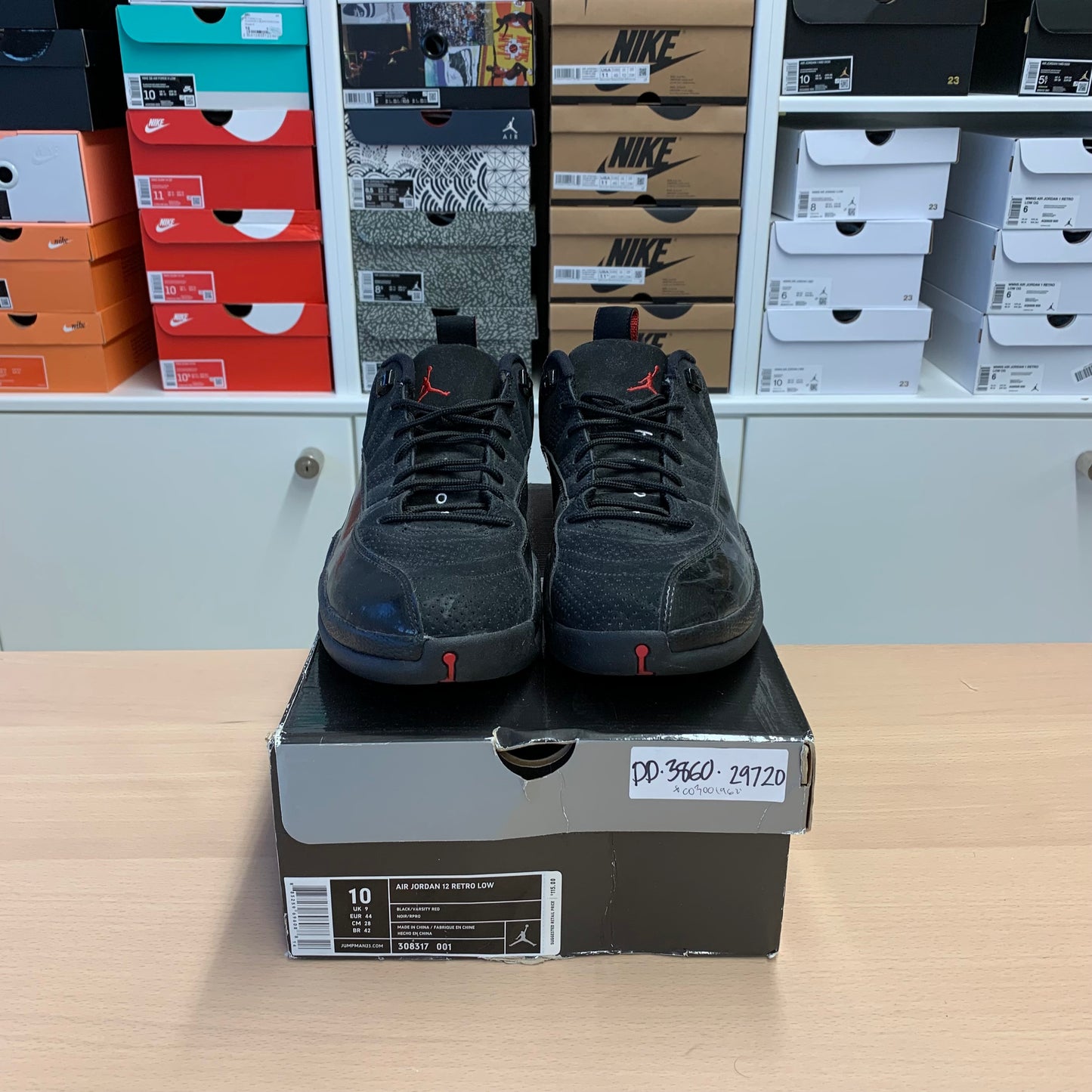 Jordan 12 low Retro "Black Patent" // Grösse EU 44 // Sneaker