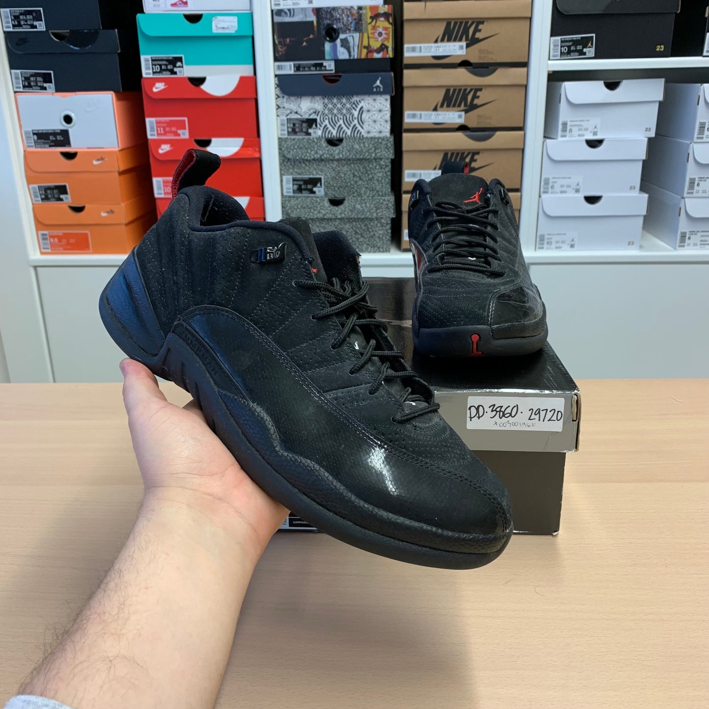 Jordan 12 low Retro "Black Patent" // Grösse EU 44 // Sneaker