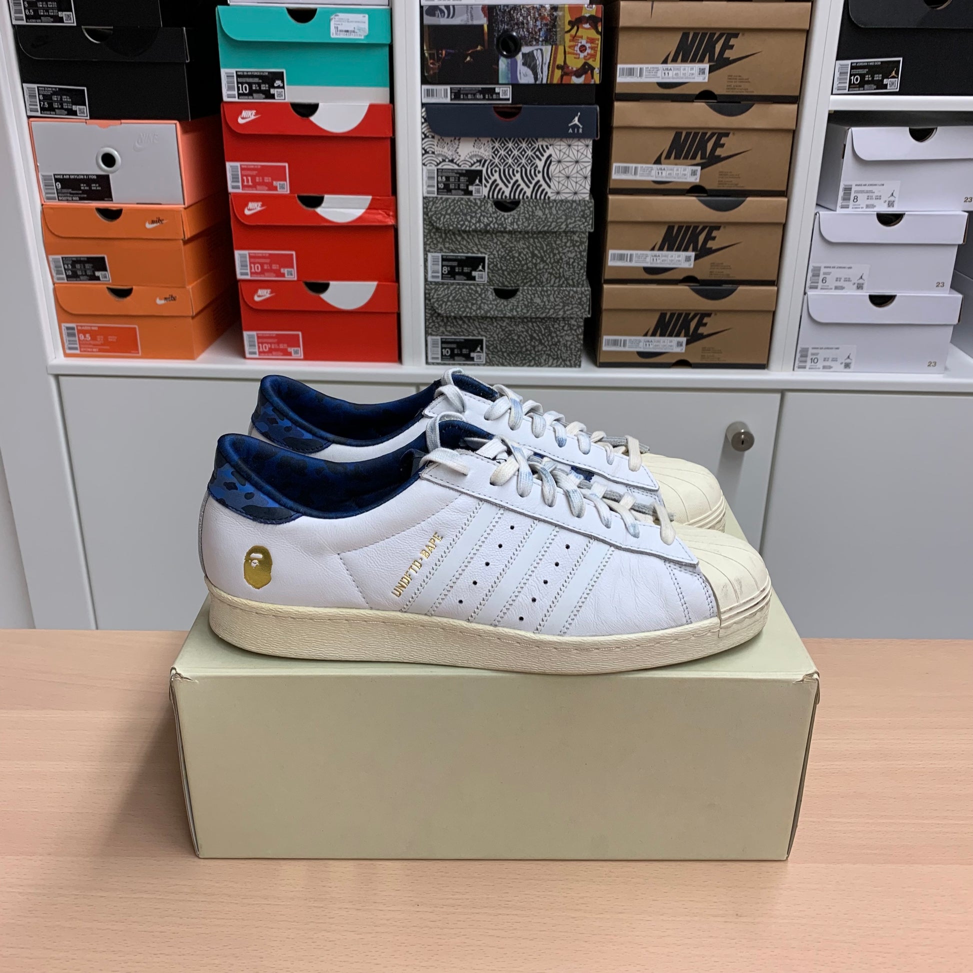 undftd x bape x adidas superstar