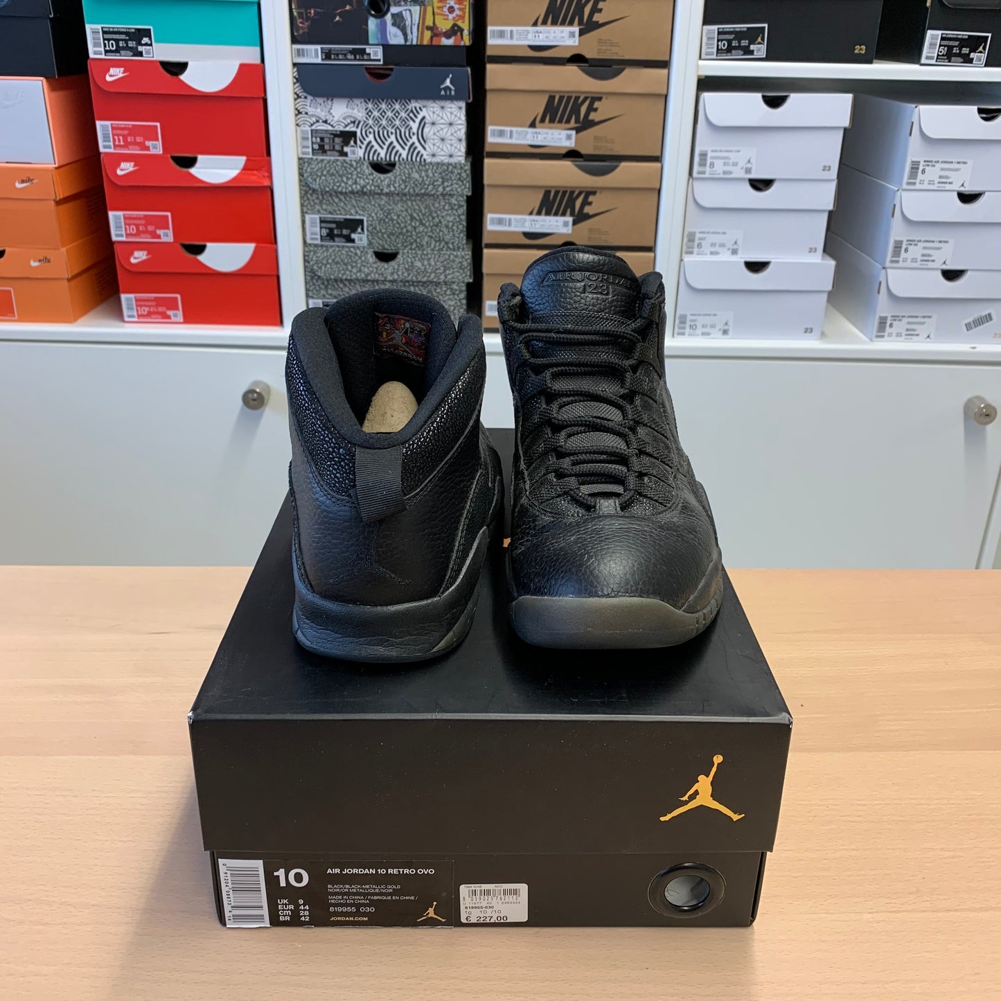 Jordan 10 Retro Drake OVO "Black" // Grösse EU 44 // Sneaker