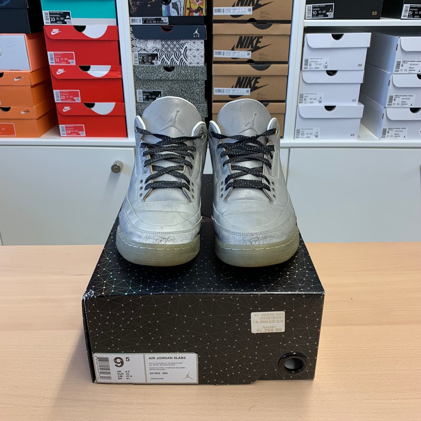 Jordan 3 Retro 5Lab3 "Silver" // Grösse EU 43 // Sneaker