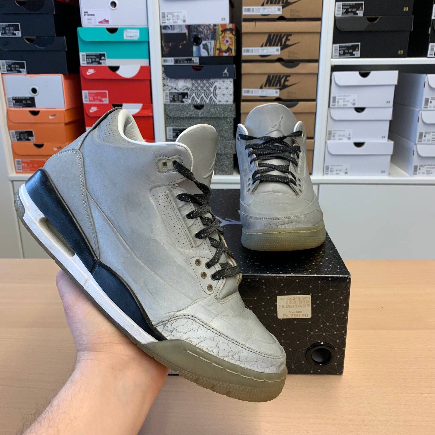 Jordan 3 Retro 5Lab3 "Silver" // Grösse EU 43 // Sneaker