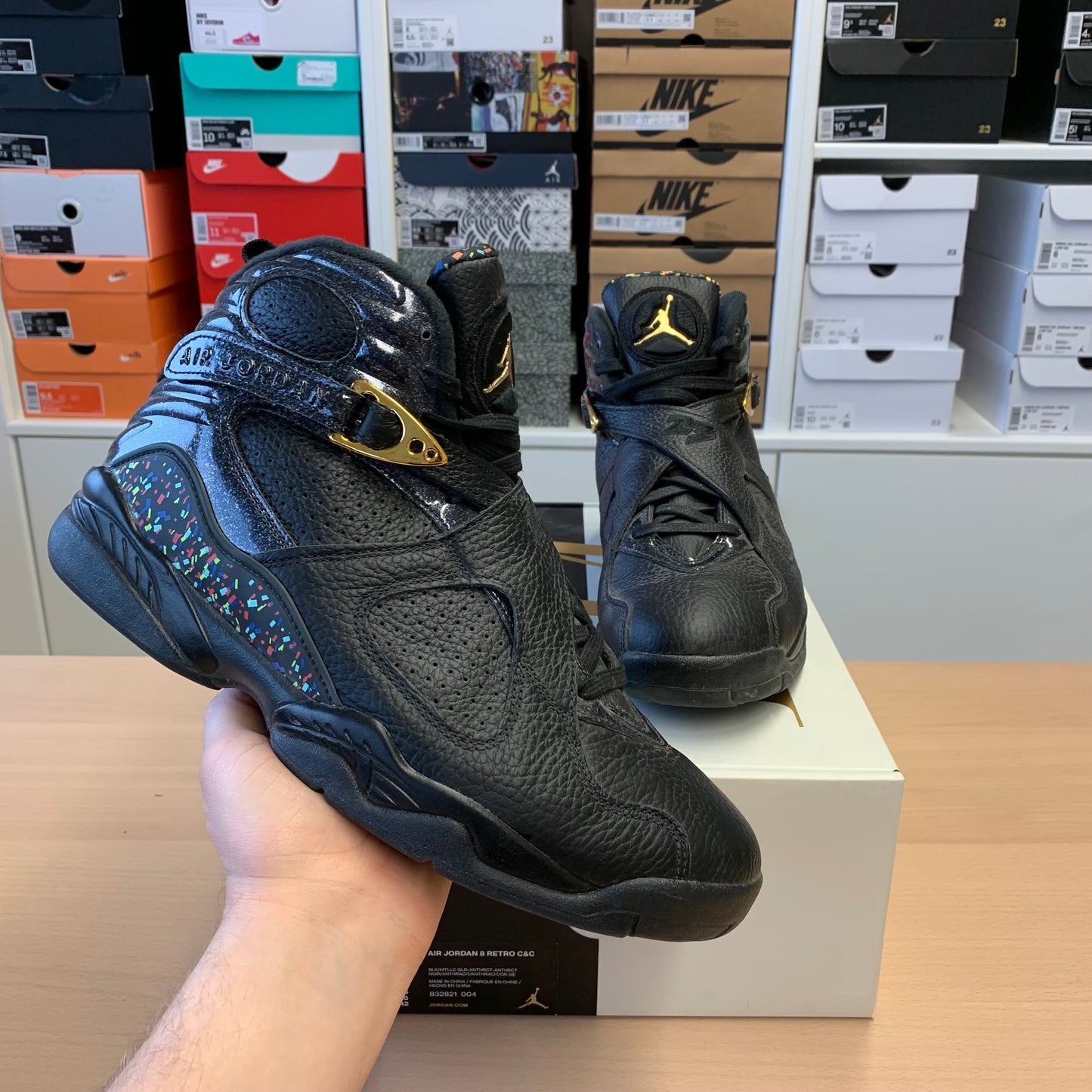 Jordan 8 Retro "Confetti" // Grösse EU 44 // Sneaker